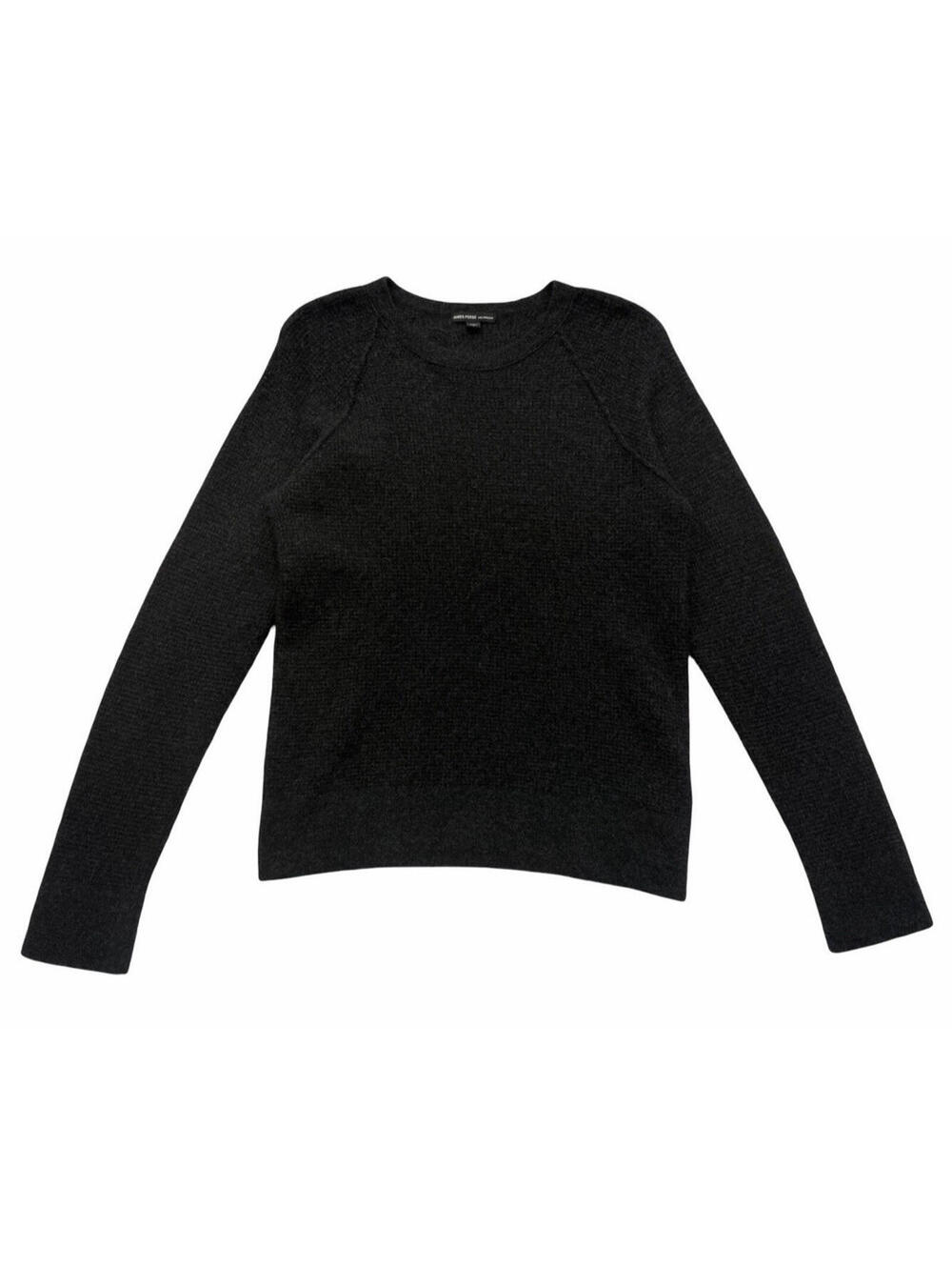 James Perse Air Cashmere Thermal Pullover Sweater Dark Grey Size 1 | S